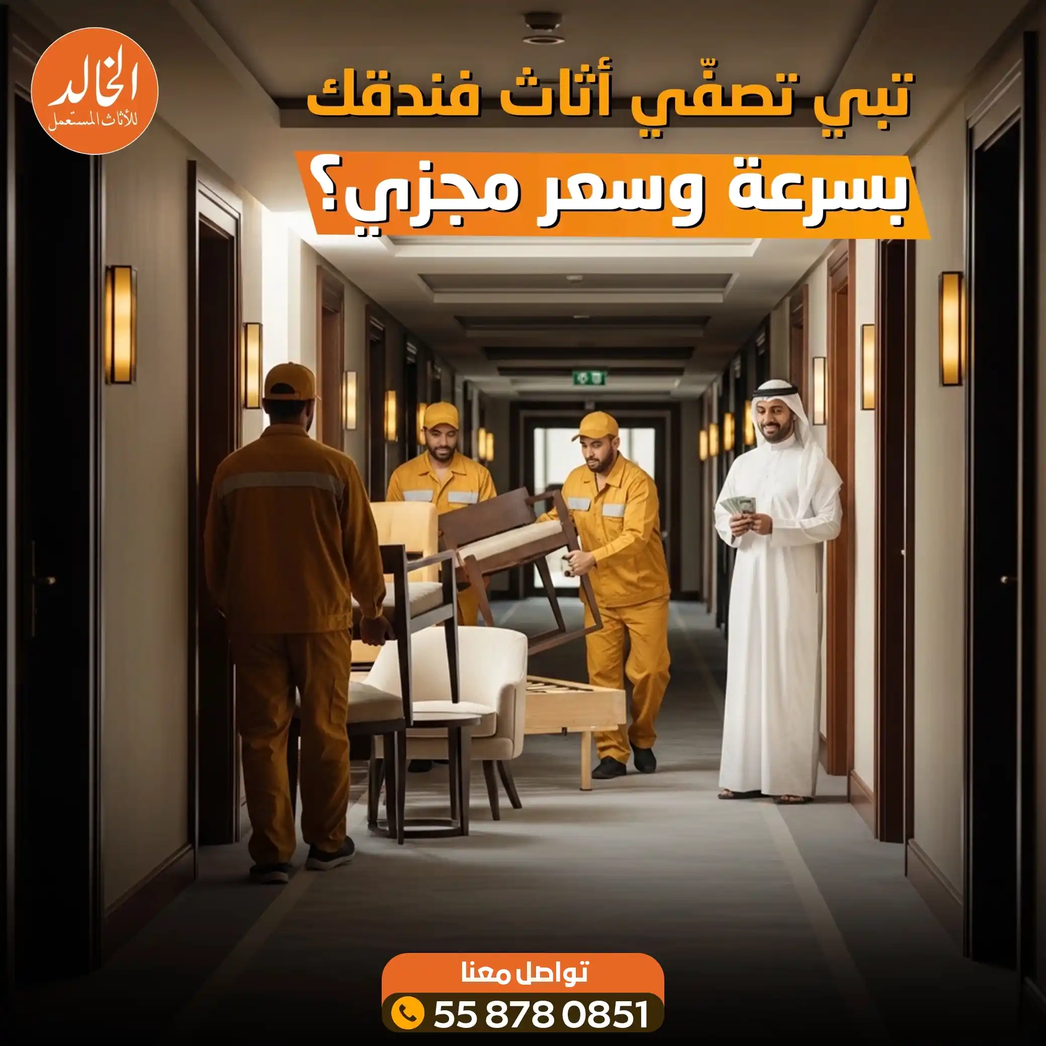 شراء اثاث فنادق مستعمل بالرياض