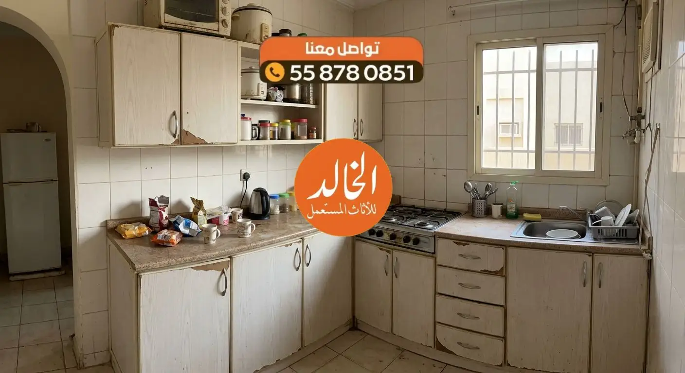 حقين شراء اثاث مستعمل بالرياض شركة الخالد لتثمين العفش المنزلي والمطابخ والمكيفات والاجهزة 2026