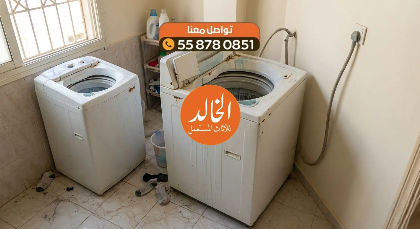 أفضل خدمة شراء غسالة مستعملة بالرياض أتوماتيك وعادي شركة الخالد لعام 2026