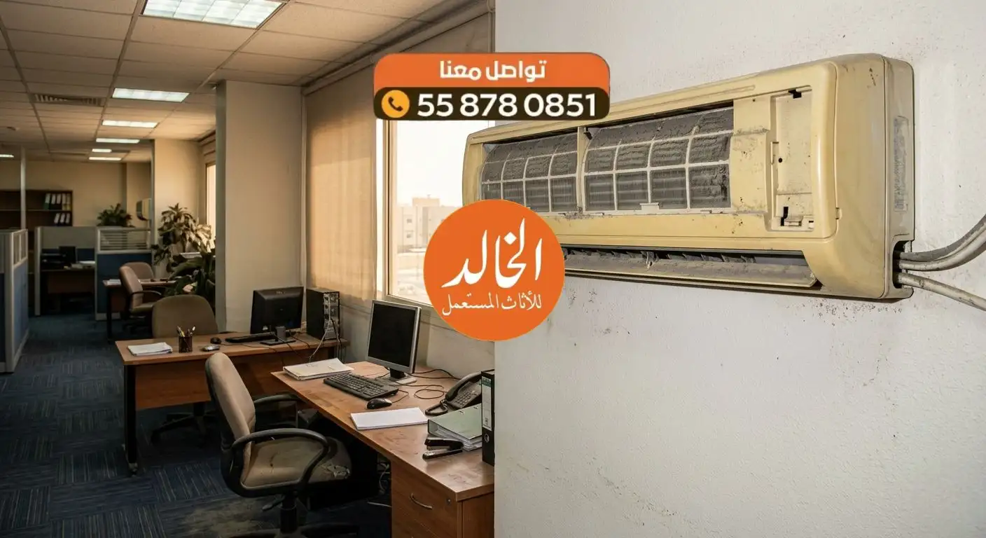 هل مكيفك القديم المستعمل خردة أم ثروة؟ اكتشف قيمته الآن مع الخالد! 7 نشتري المكيفات المستعمله بالرياض