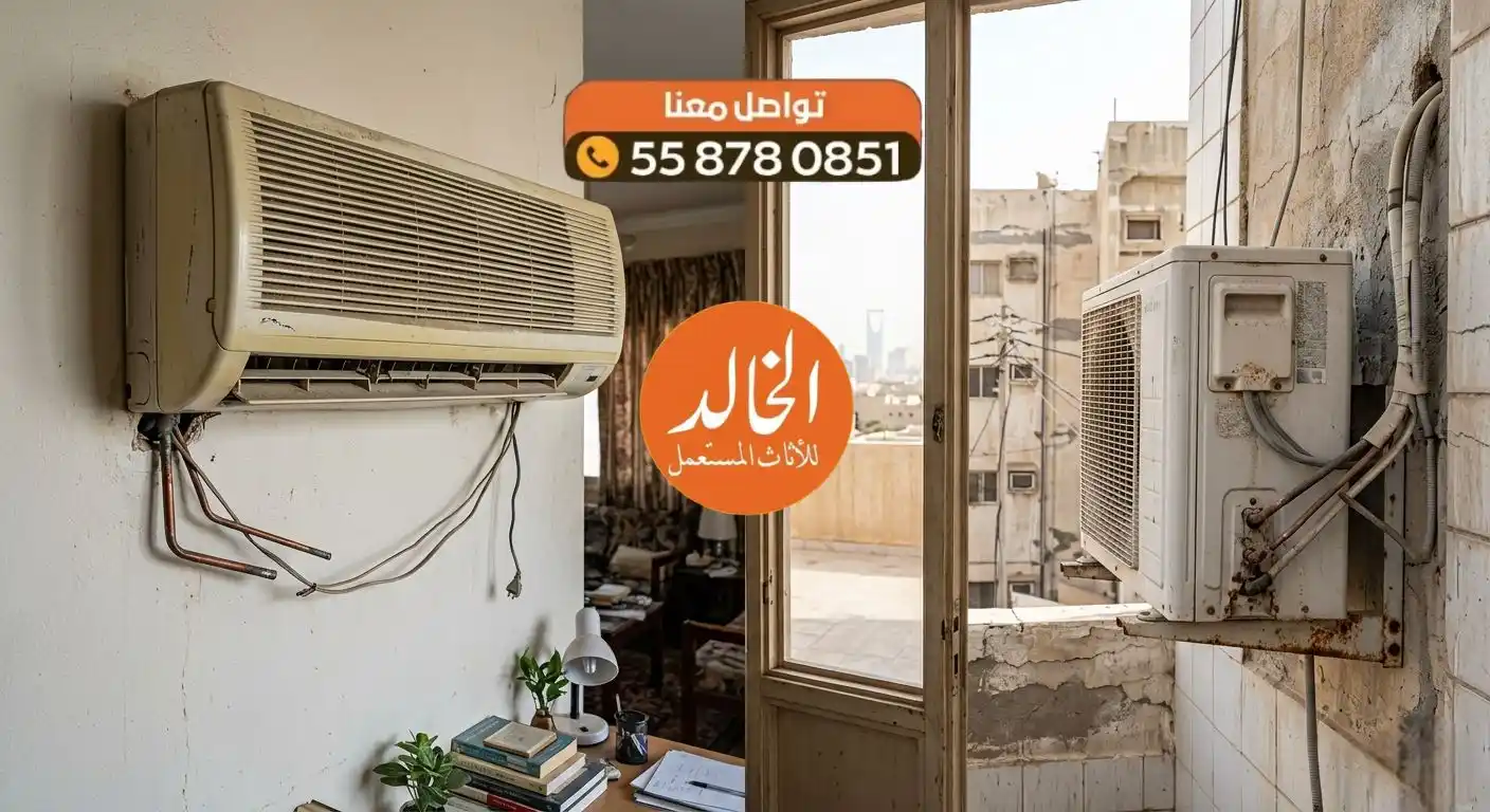 هل مكيفك القديم المستعمل خردة أم ثروة؟ اكتشف قيمته الآن مع الخالد! 5 نشتري مكيفات مستعملة