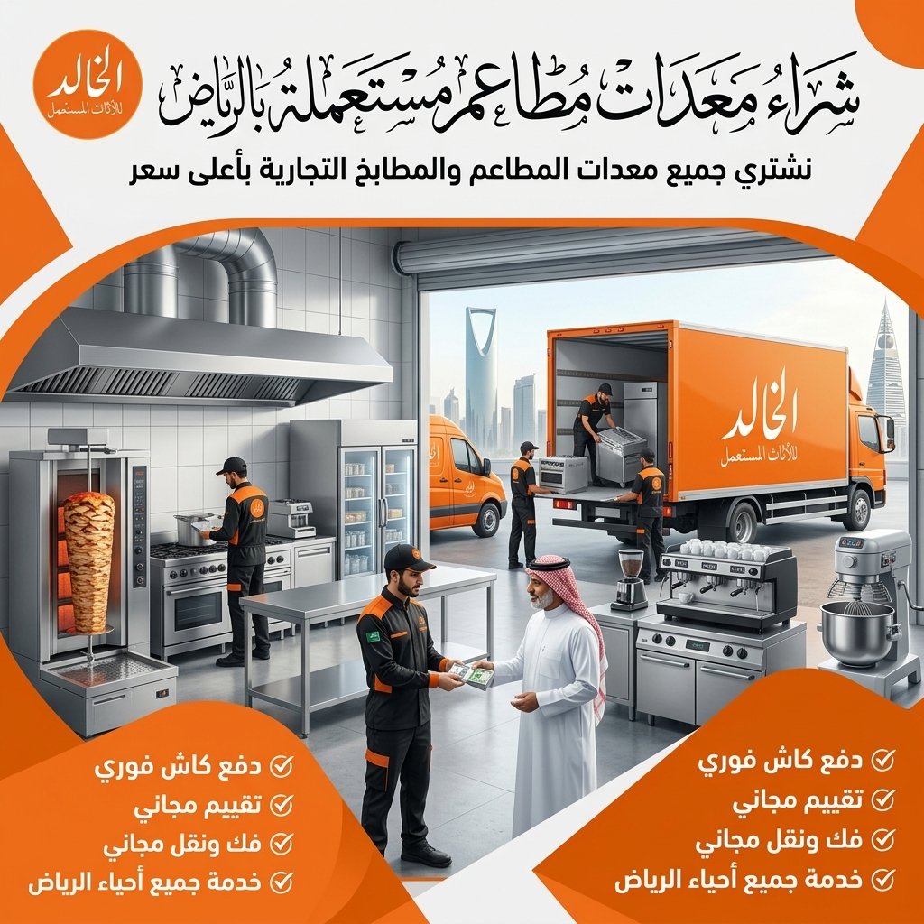 شراء معدات مطاعم مستعملة بالرياض