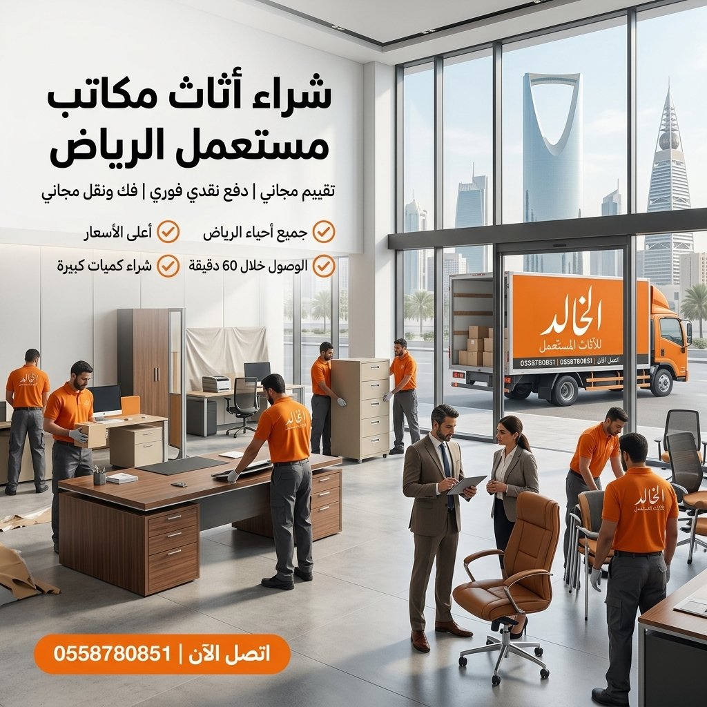 شراء أثاث مكاتب مستعمل بالرياض