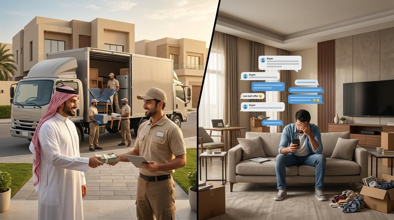 أفضل شركة شراء اثاث مستعمل الرياض | شركة الخالد vs حراج: من يمنحك أعلى سعر؟ 2 Used furniture buying company co… 202607262027