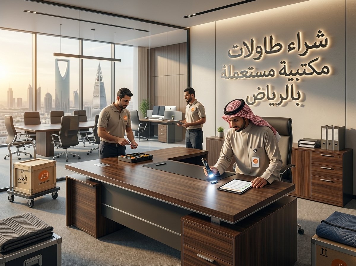شراء طاولات مكتبية مستعملة