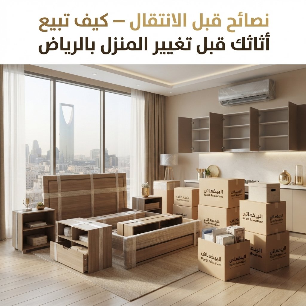 بيع الاثاث قبل الانتقال