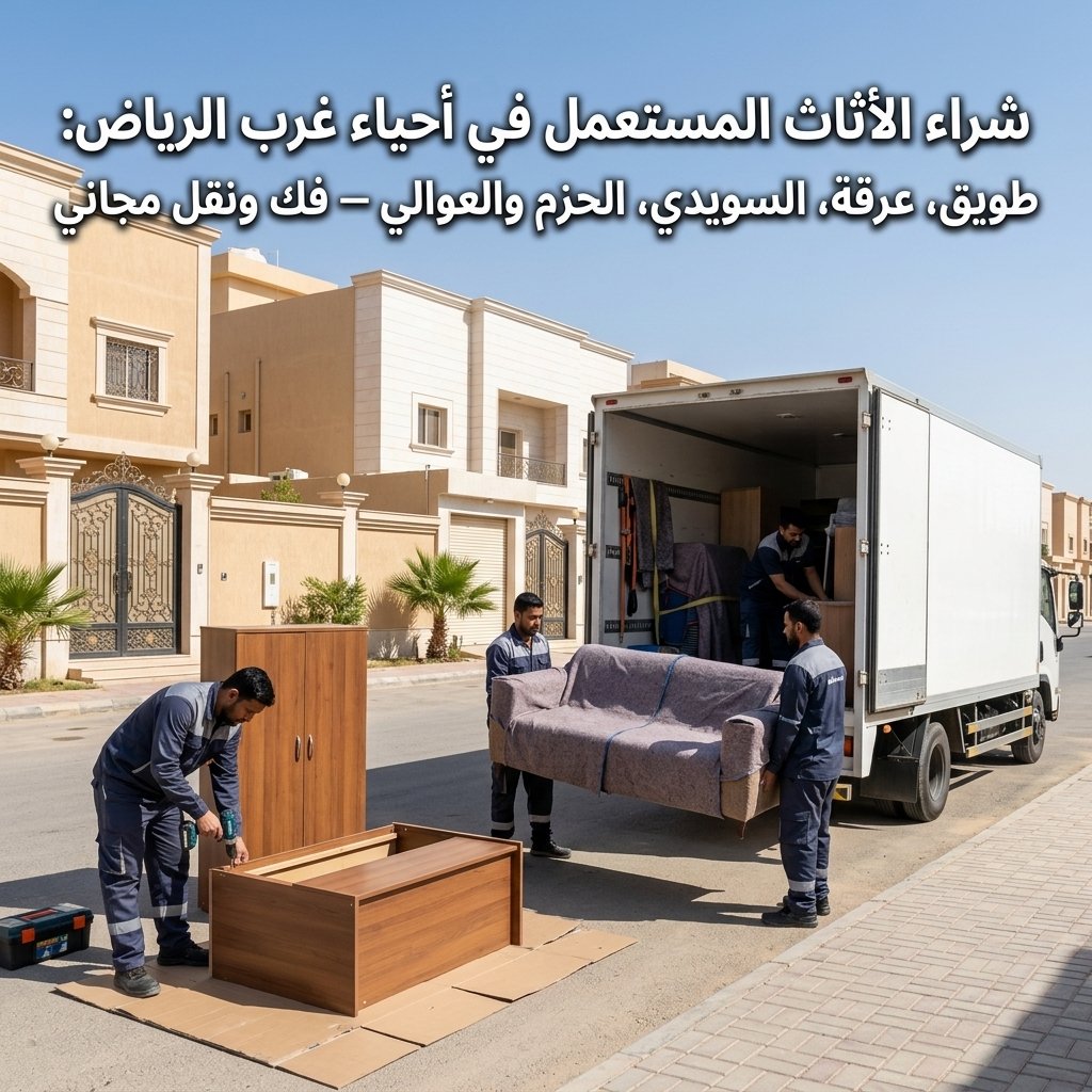 شراء اثاث مستعمل احياء غرب الرياض