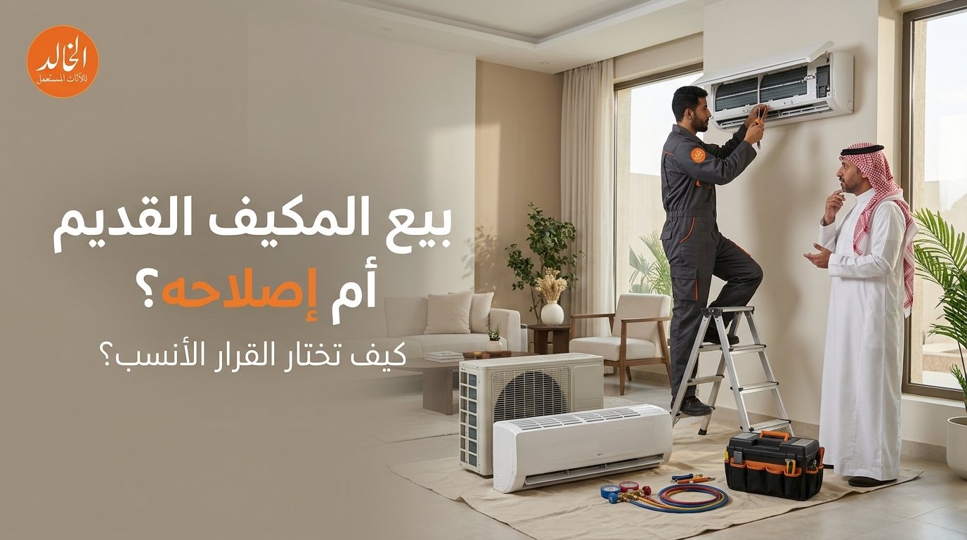 بيع المكيف القديم أم إصلاحه